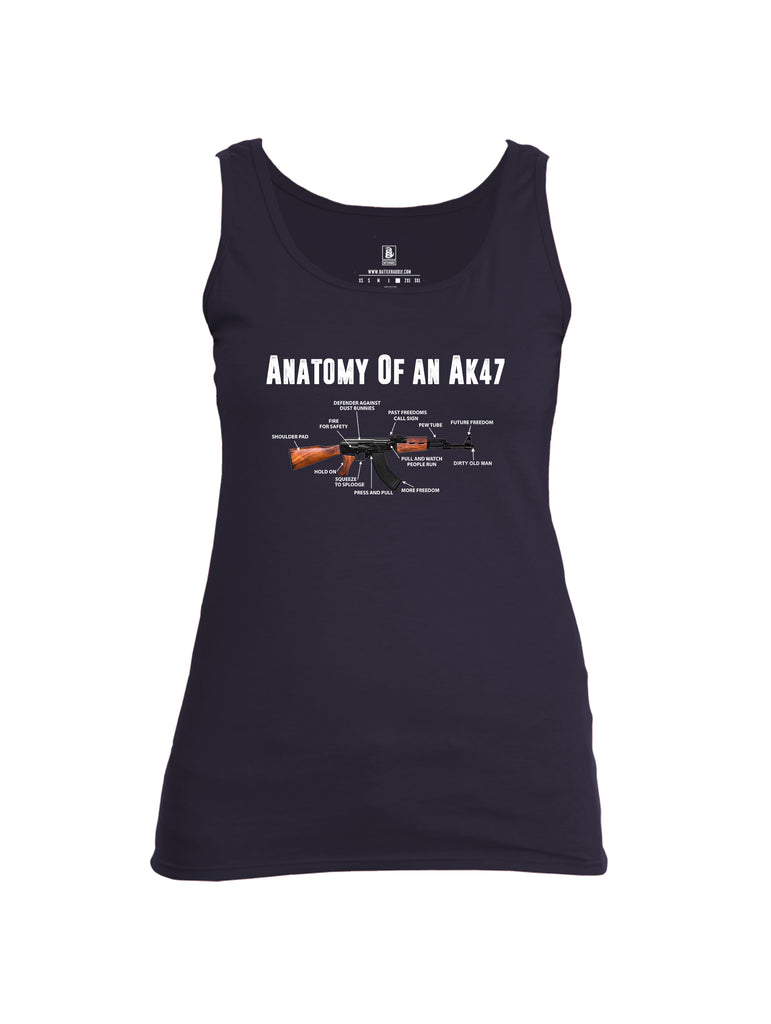 Battleraddle Anatomy Of An AK47 Womens Cotton Tank Top