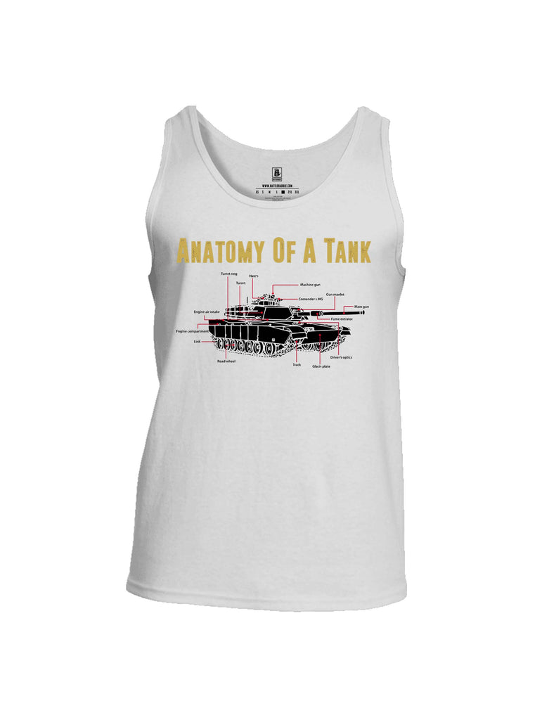 Battleraddle Anatomy Of A Tank Mens Cotton Tank Top
