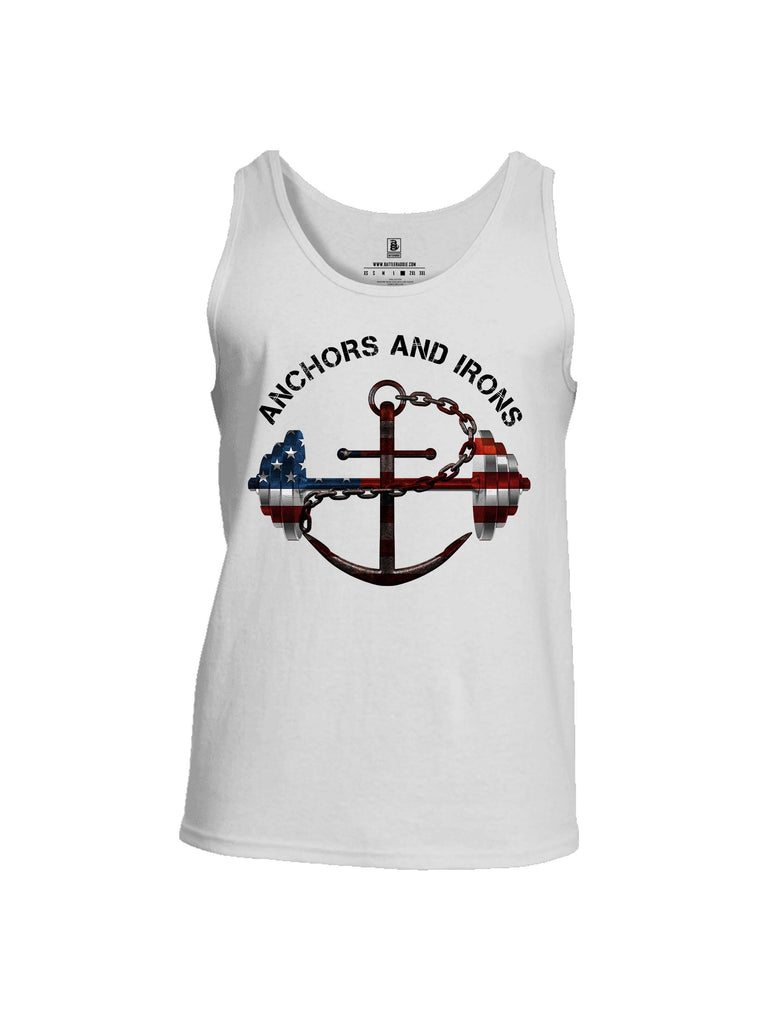 Battleraddle Anchors and Irons Mens Cotton Tank Top