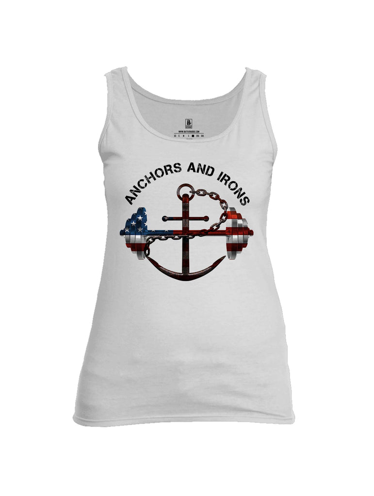 Battleraddle Anchors and Irons Womens Cotton Tank Top