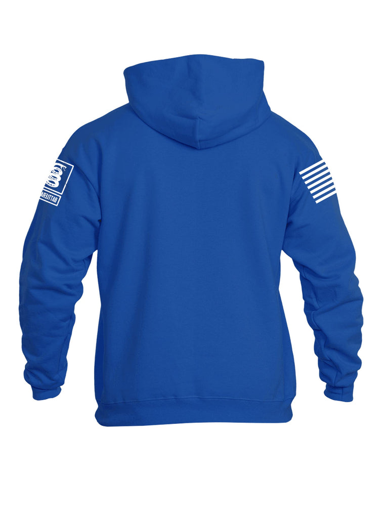 Battleraddle Gun Flag With Star Mens Cotton Pullover Hoodie With Pockets