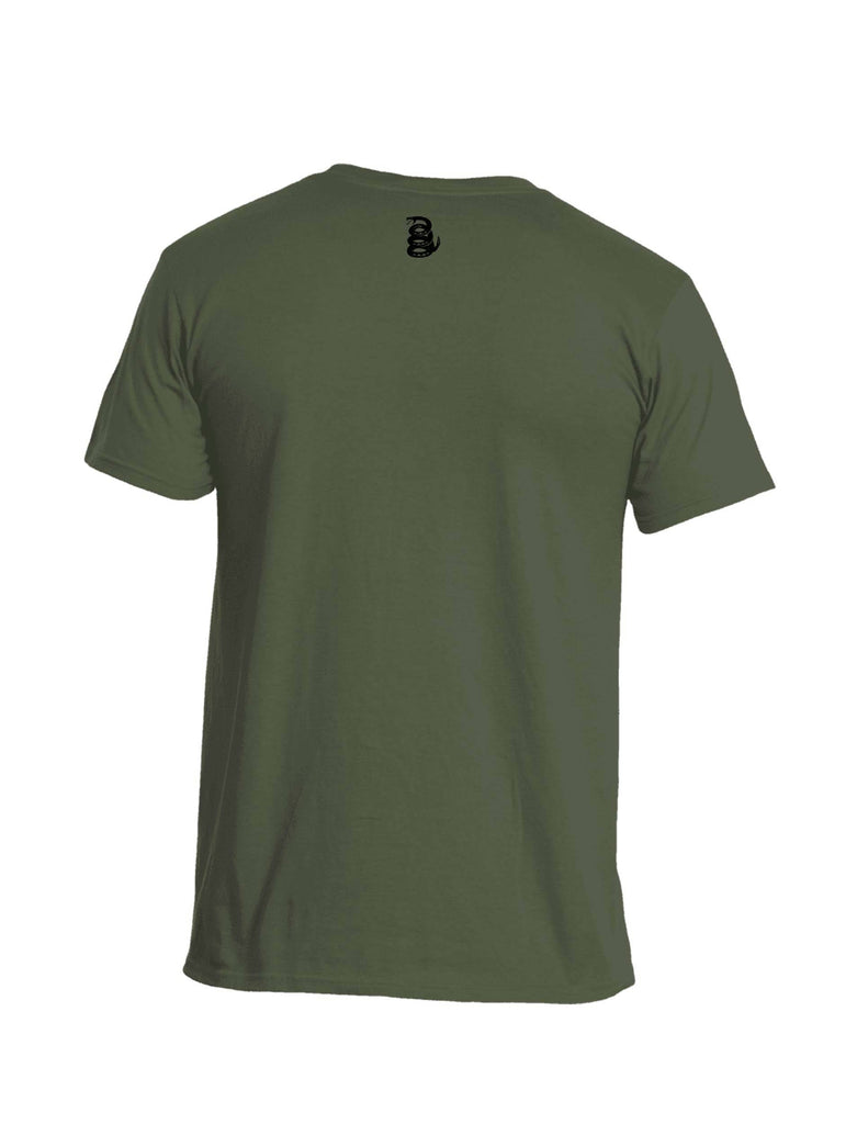 Battleraddle United States Space Force Black Snake Logo Mens Cotton Crew Neck T Shirt shirt|custom|veterans|Apparel-Mens T Shirt-cotton