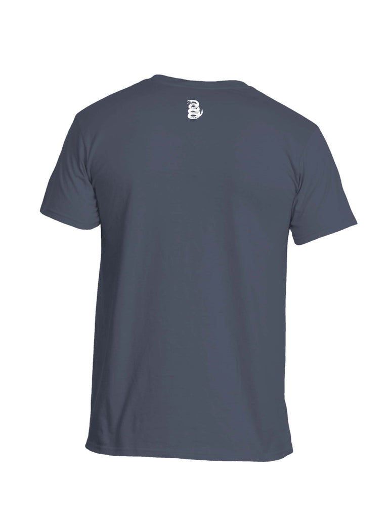 Battleraddle Proud Atropia Veteran White Snake Logo Mens Cotton Crew Neck T Shirt