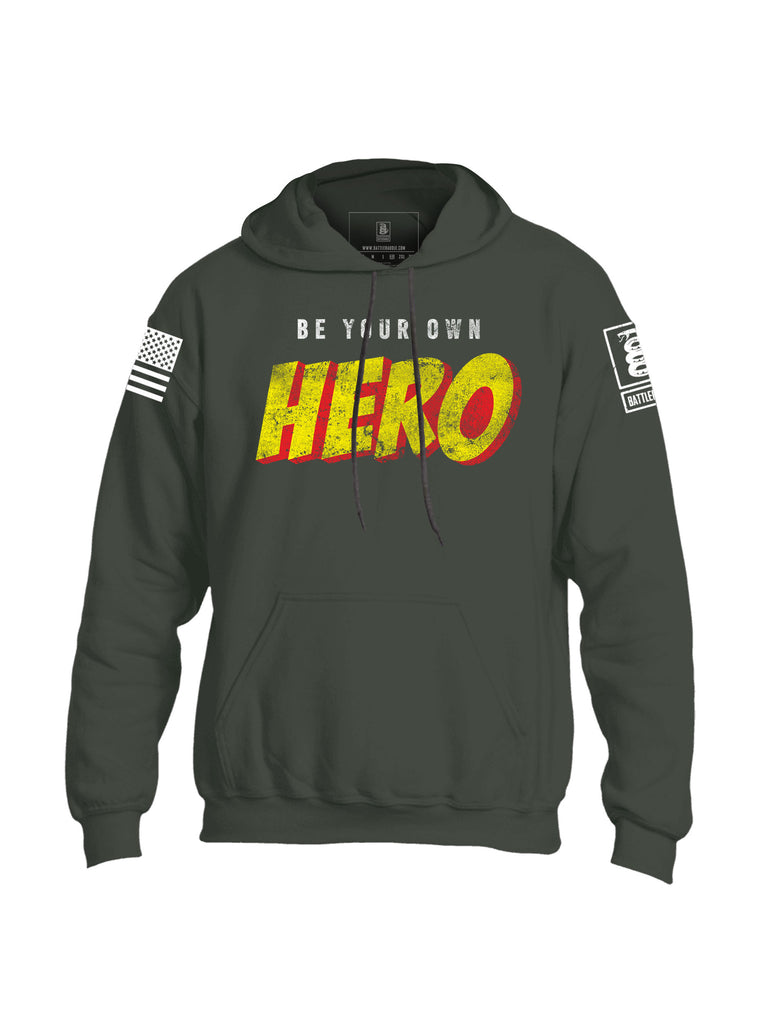 Battleraddle Be Your Own Hero V2 Mens Blended Hoodie With Pockets - Battleraddle® LLC