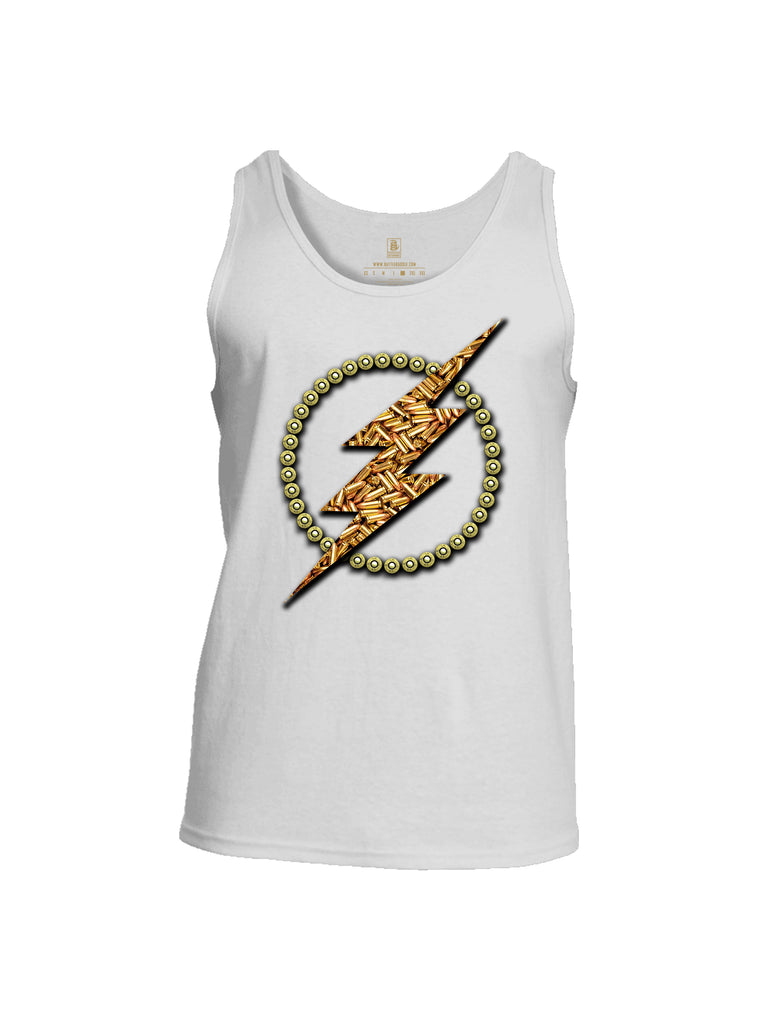 Battleraddle Bullet Lightning Bolt Mens Cotton Tank Top