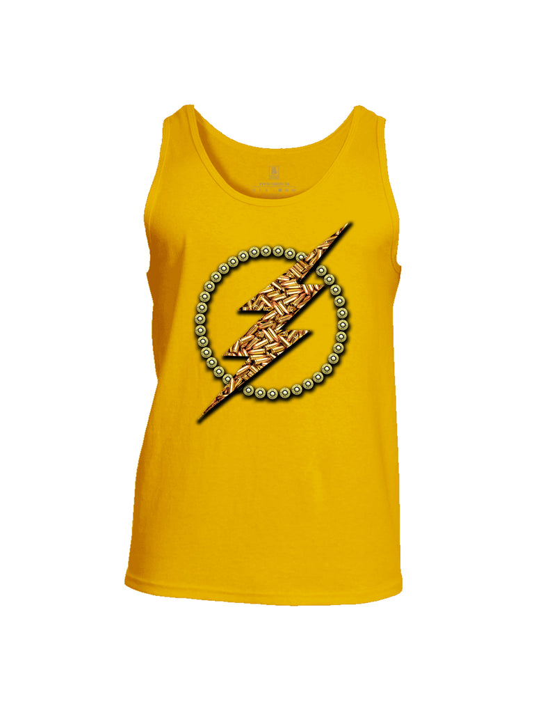 Battleraddle Bullet Lightning Bolt Mens Cotton Tank Top