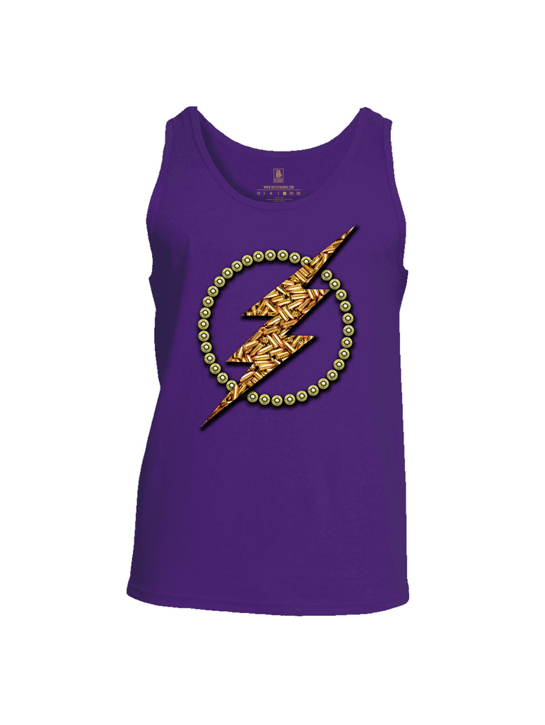 Battleraddle Bullet Lightning Bolt Mens Cotton Tank Top