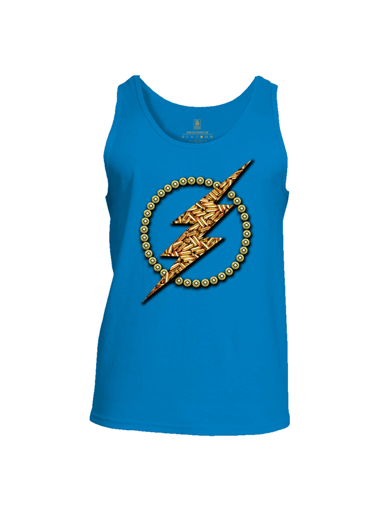 Battleraddle Bullet Lightning Bolt Mens Cotton Tank Top