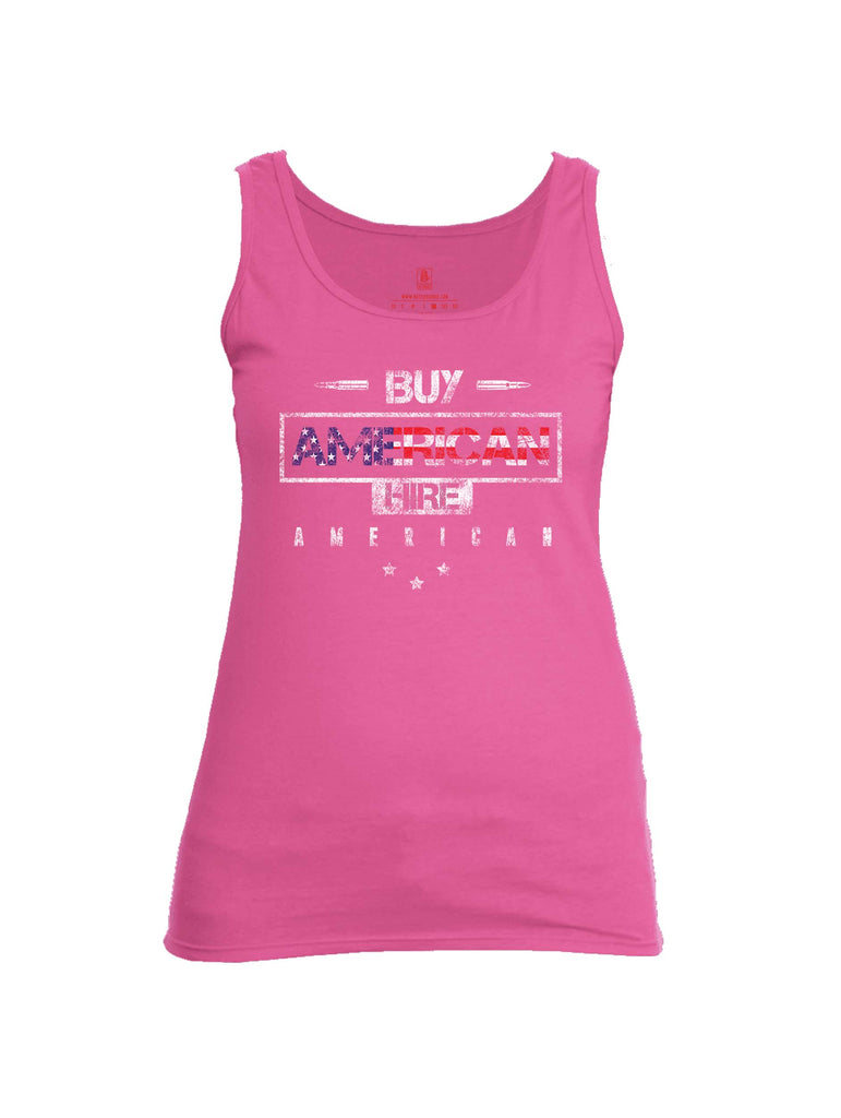 Battleraddle Buy American Hire American Womens Cotton Tank Top