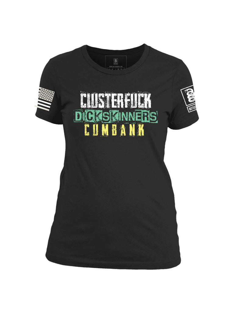Battleraddle Clusterfuck Womens Cotton Crew Neck T Shirt - Battleraddle® LLC