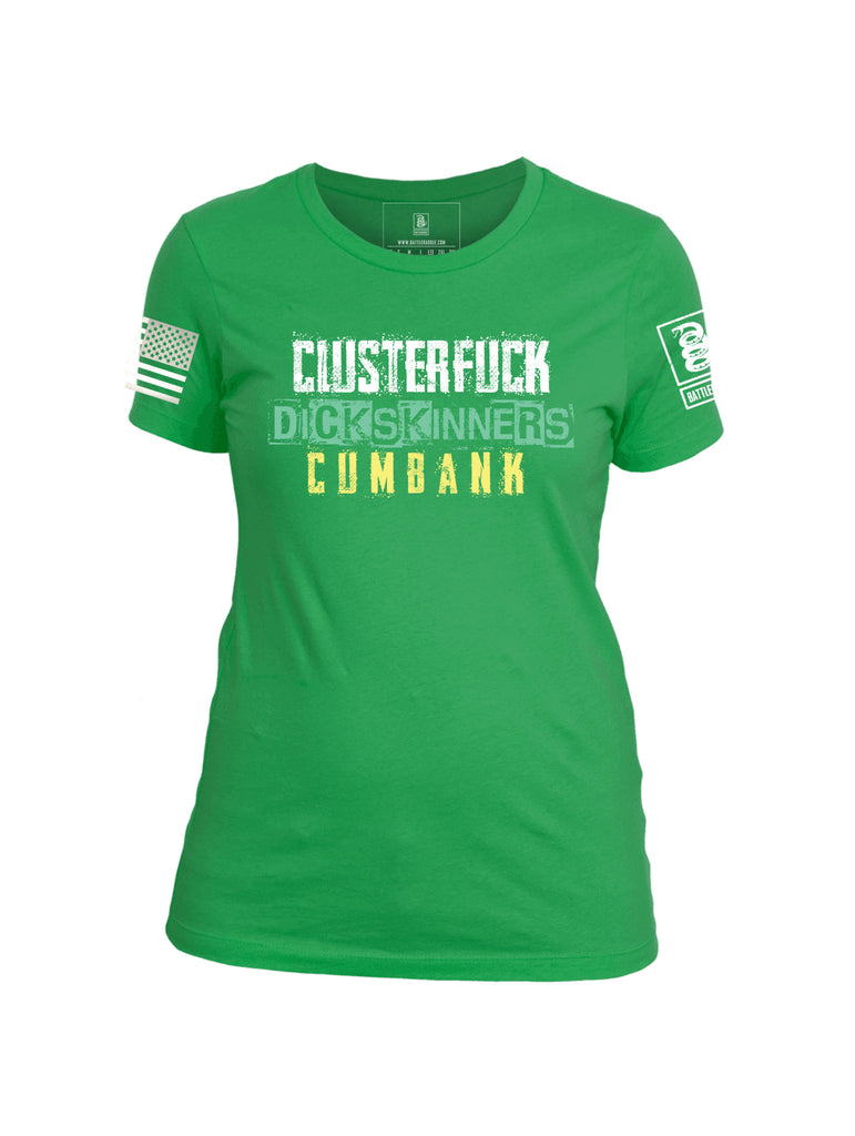 Battleraddle Clusterfuck Womens Cotton Crew Neck T Shirt - Battleraddle® LLC
