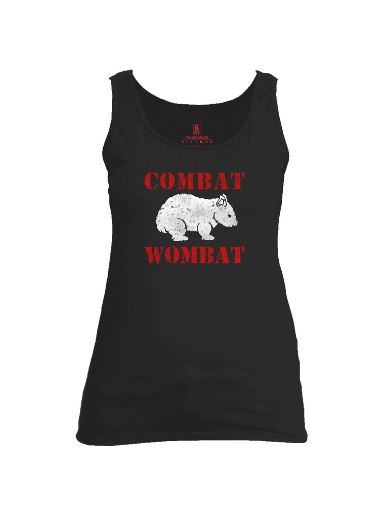 Battleraddle Combat Wombat Womens Cotton Tank Top