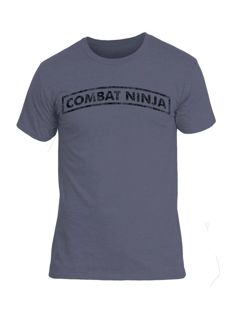 Battleraddle Combat Ninja Black Snake Logo Mens Cotton Crew Neck T Shirt shirt|custom|veterans|Apparel-Mens T Shirt-cotton