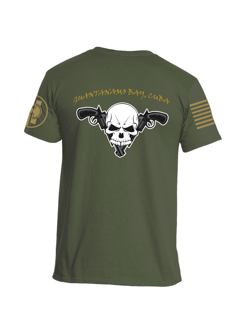 Battleraddle Military Police Honor Bound 357 MP CO Brass Sleeve Print Mens Cotton Crew Neck T Shirt