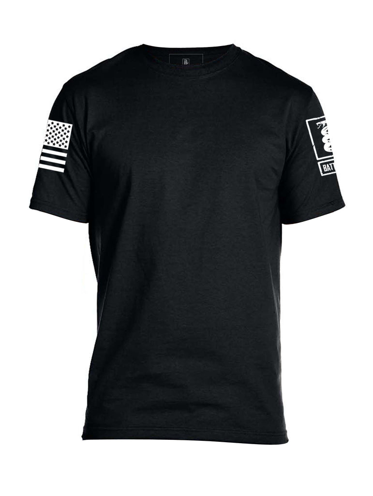 Battleraddle Basic Line Sleeve Print Mens Blended T Shirt - Battleraddle® LLC