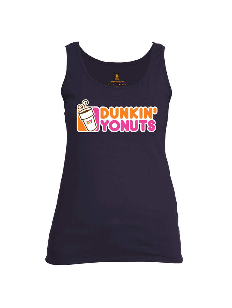 Battleraddle Dunkin Yonuts Womens Cotton Tank Top