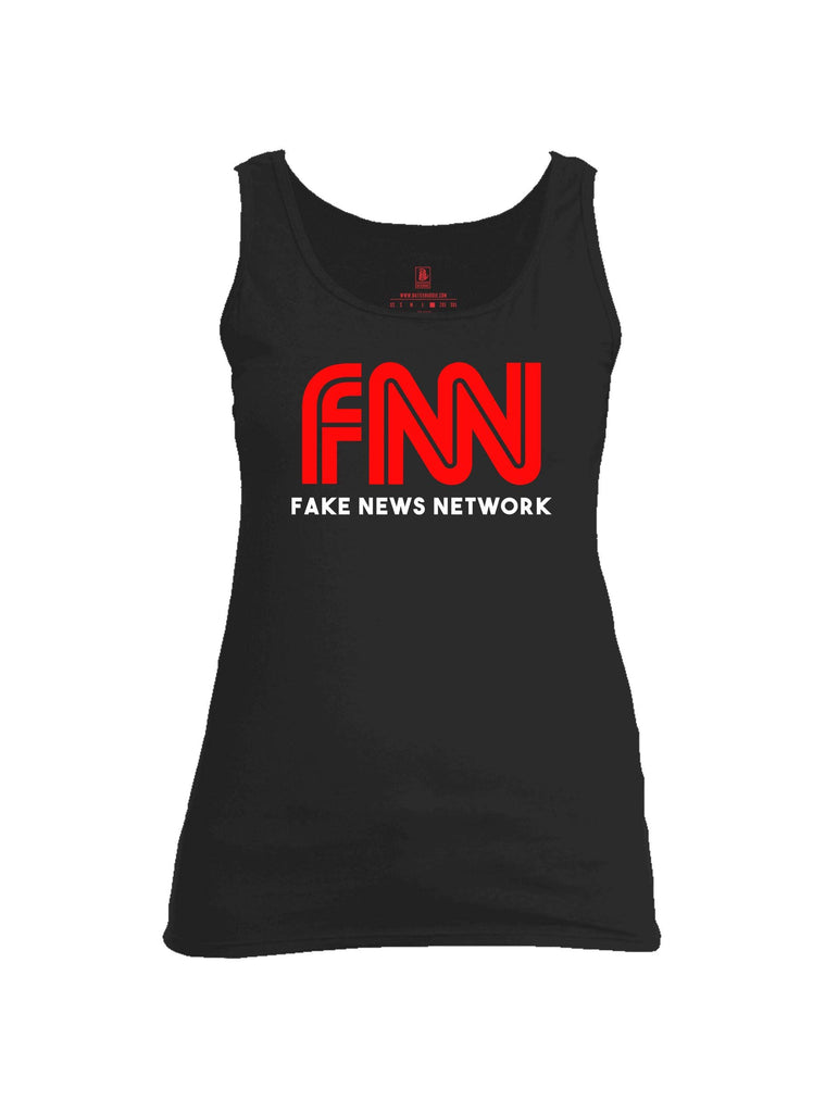 Battleraddle FNN Fake News Network Womens Cotton Tank Top