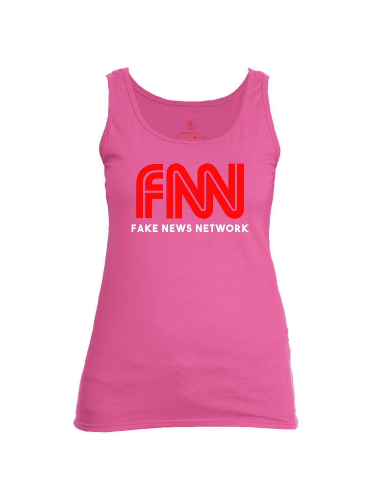 Battleraddle FNN Fake News Network Womens Cotton Tank Top