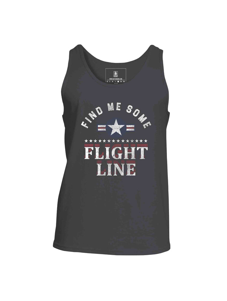 Battleraddle Find Me Some Flight Line Mens Cotton Tank Top