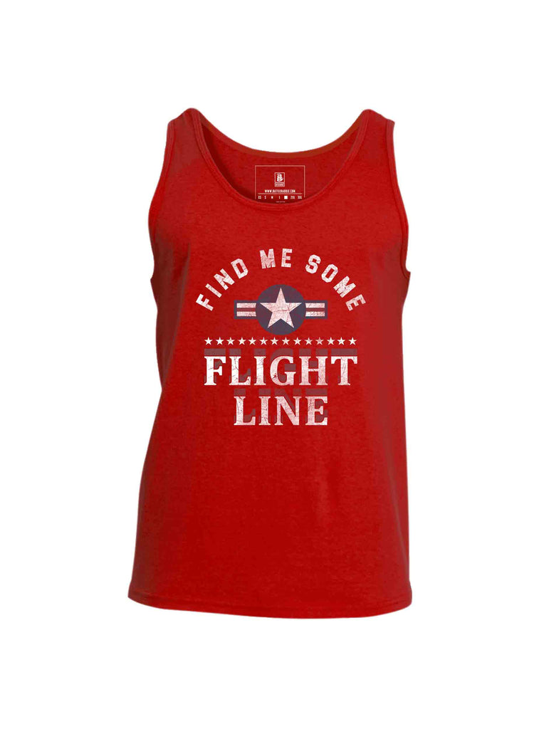 Battleraddle Find Me Some Flight Line Mens Cotton Tank Top