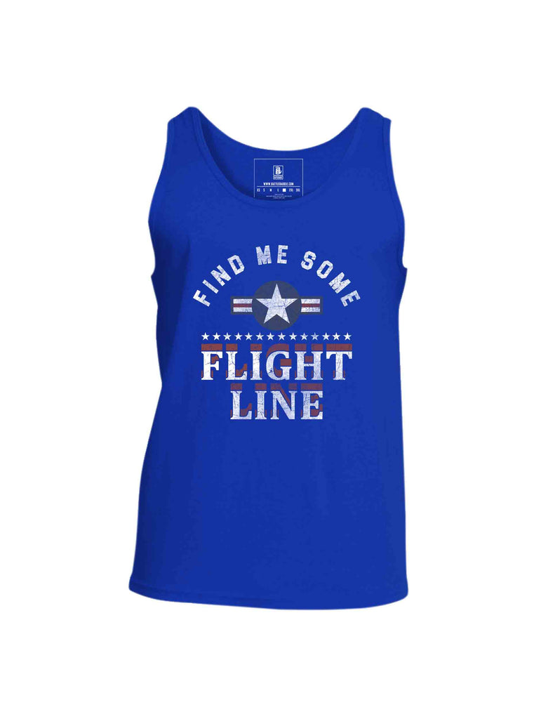 Battleraddle Find Me Some Flight Line Mens Cotton Tank Top