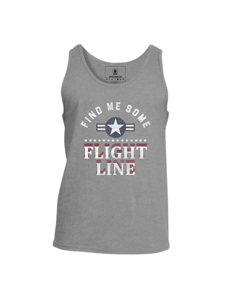 Battleraddle Find Me Some Flight Line Mens Cotton Tank Top