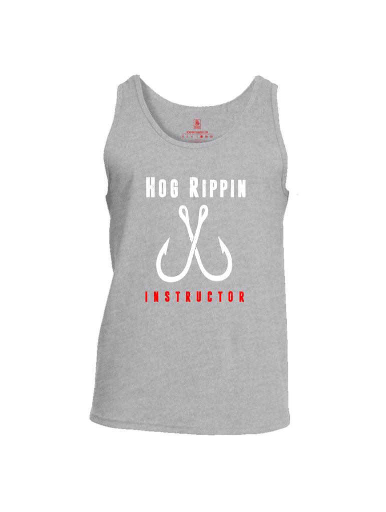 Battleraddle Hog Rippin Instructor Mens Cotton Tank Top