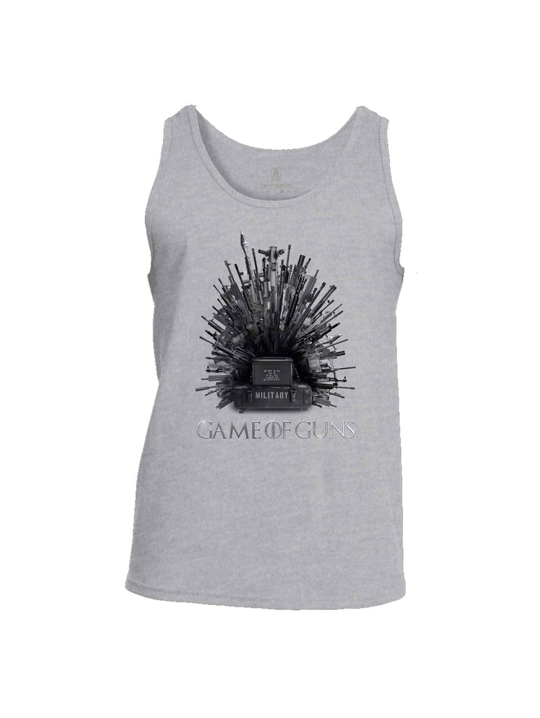 Battleraddle Game of Guns Mens Cotton Tank Top shirt|custom|veterans|Apparel-Mens Tank Top-Cotton