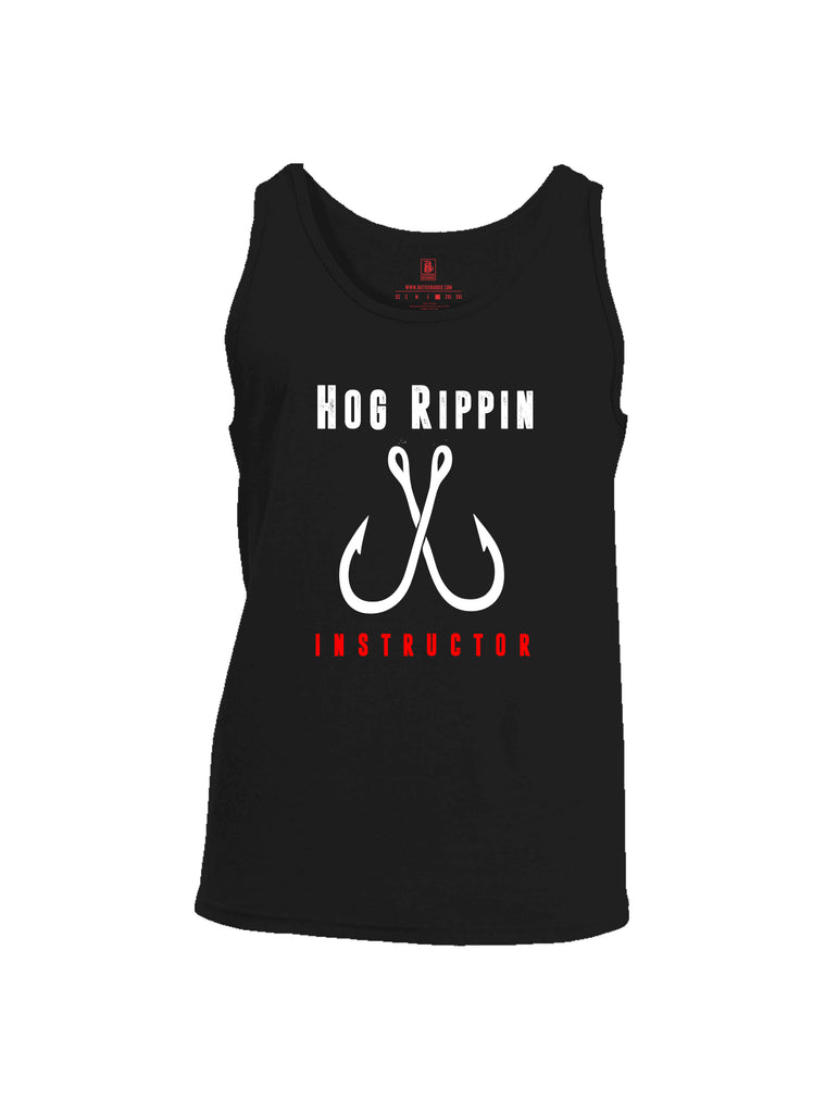 Battleraddle Hog Rippin Instructor Mens Cotton Tank Top