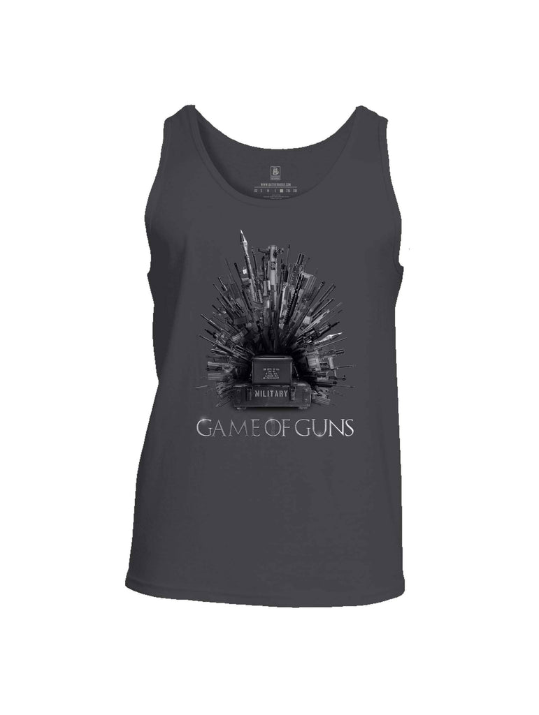 Battleraddle Game of Guns Mens Cotton Tank Top shirt|custom|veterans|Apparel-Mens Tank Top-Cotton