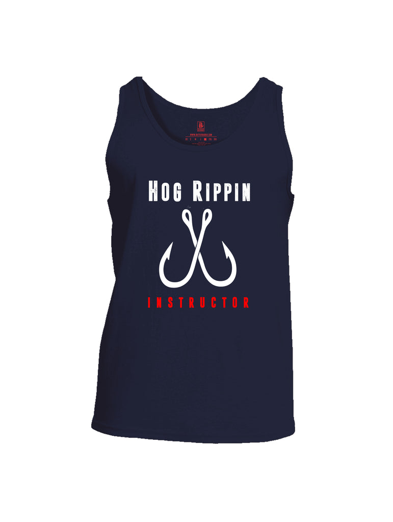 Battleraddle Hog Rippin Instructor Mens Cotton Tank Top
