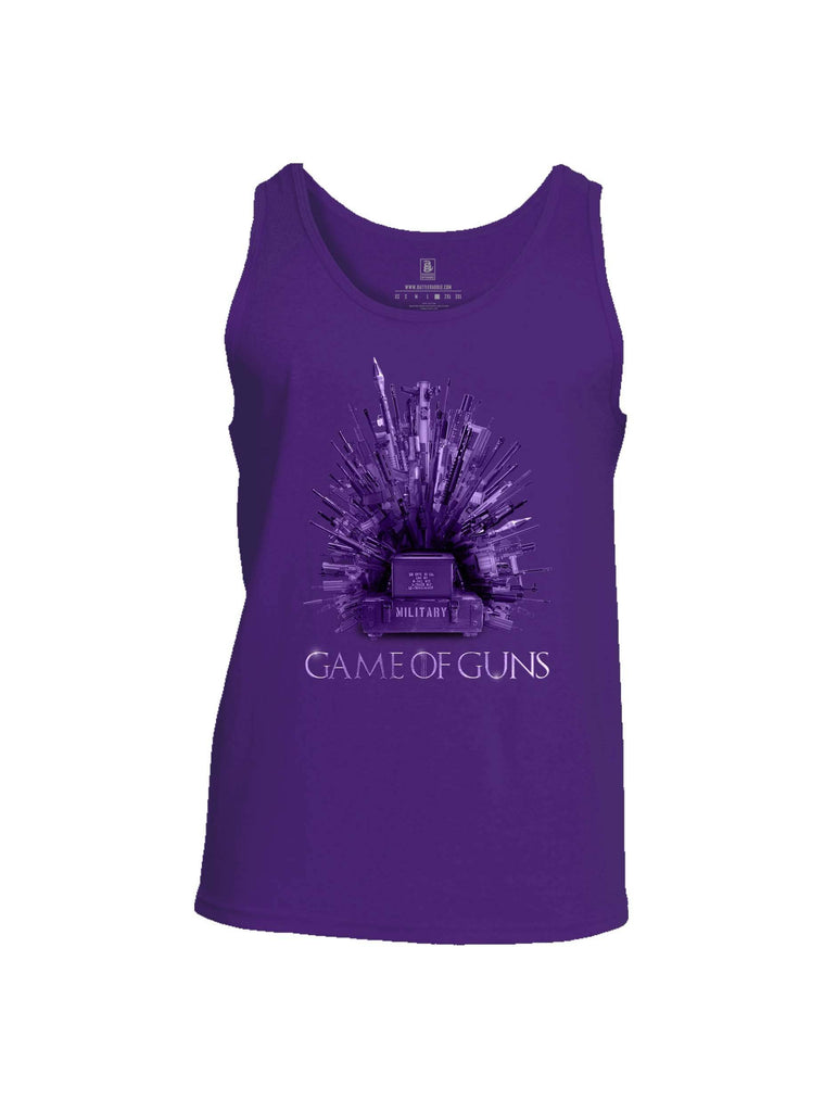 Battleraddle Game of Guns Mens Cotton Tank Top shirt|custom|veterans|Apparel-Mens Tank Top-Cotton