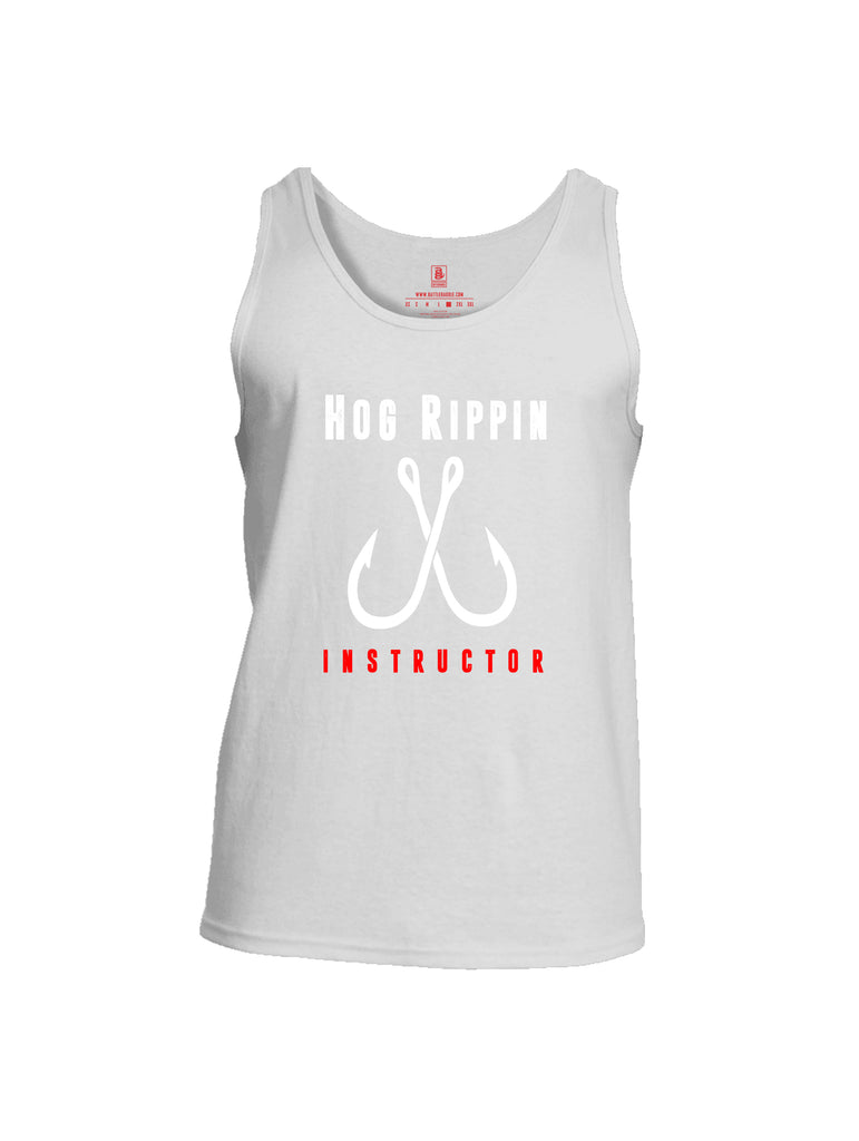 Battleraddle Hog Rippin Instructor Mens Cotton Tank Top