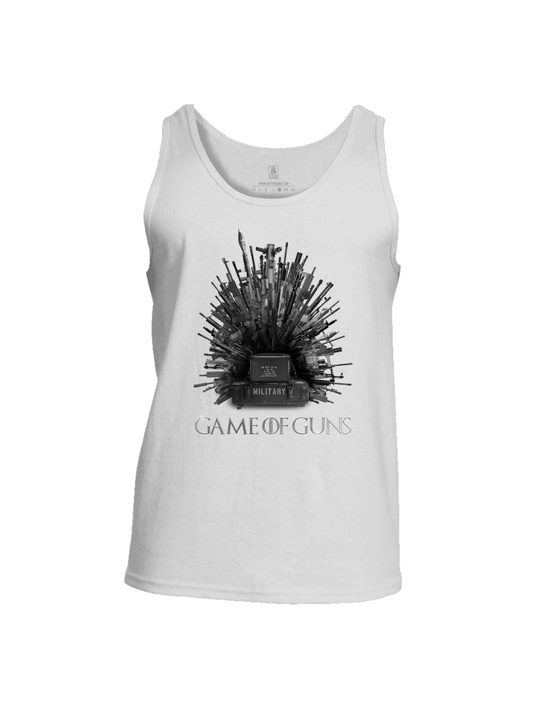 Battleraddle Game of Guns Mens Cotton Tank Top shirt|custom|veterans|Apparel-Mens Tank Top-Cotton