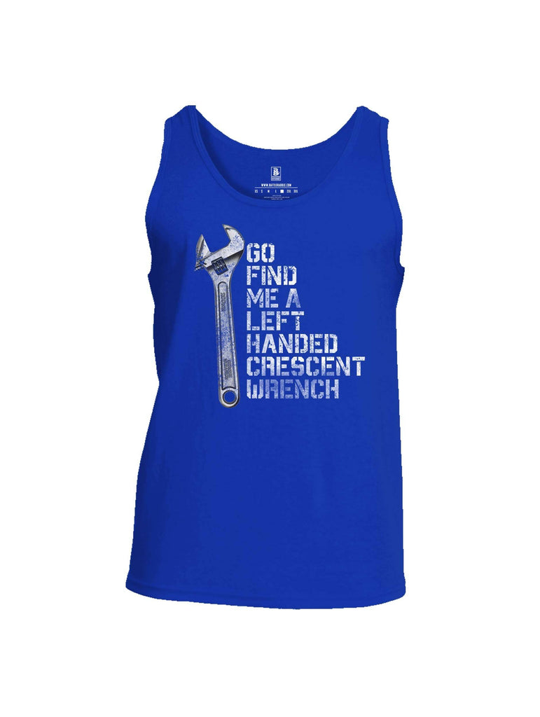 Battleraddle Go Find Me A Left Handed Crescent Wrench Mens Cotton Tank Top shirt|custom|veterans|Apparel-Mens Tank Top-Cotton