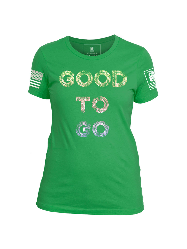 Battleraddle Good to Go Womens Cotton Crew Neck T-Shirt