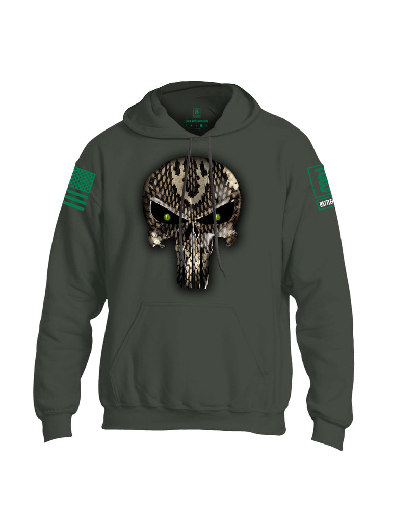 Battleraddle Green Eyed Jody Green Sleeve Print Mens Blended Hoodie With Pockets