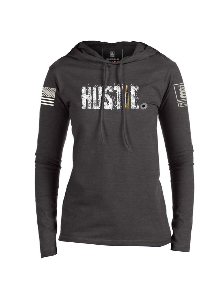 Battleraddle Hustle Womens Thin Cotton Lightweight Hoodie