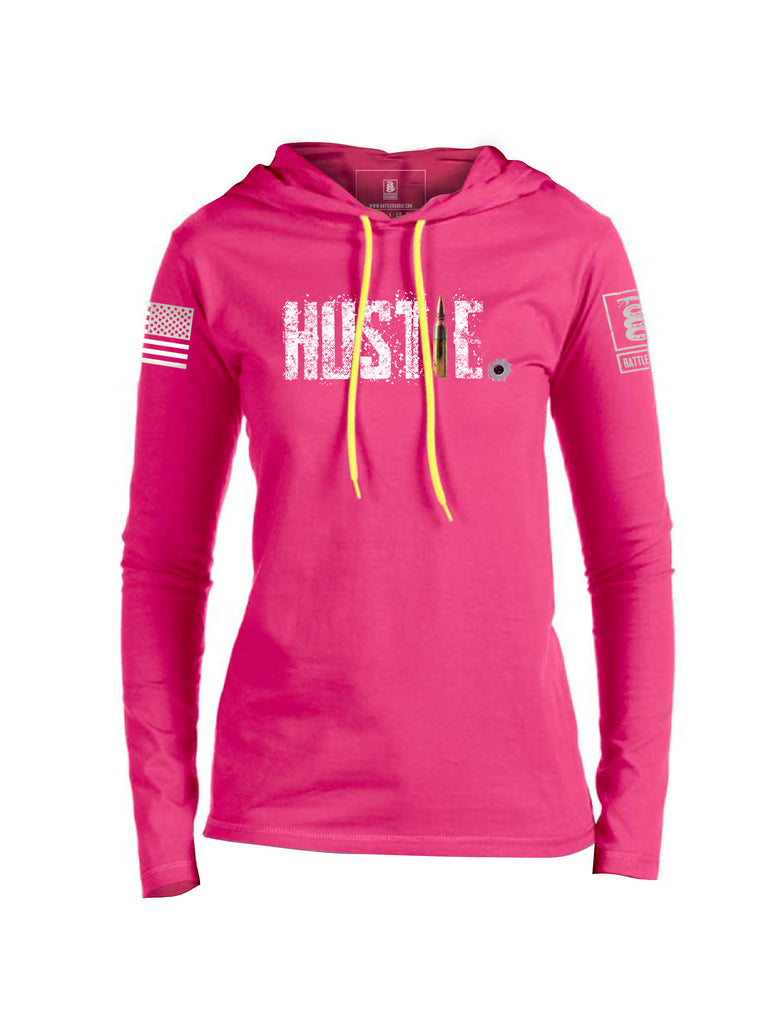 Battleraddle Hustle Womens Thin Cotton Lightweight Hoodie