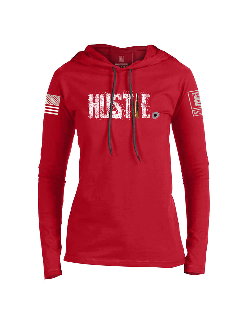 Battleraddle Hustle Womens Thin Cotton Lightweight Hoodie