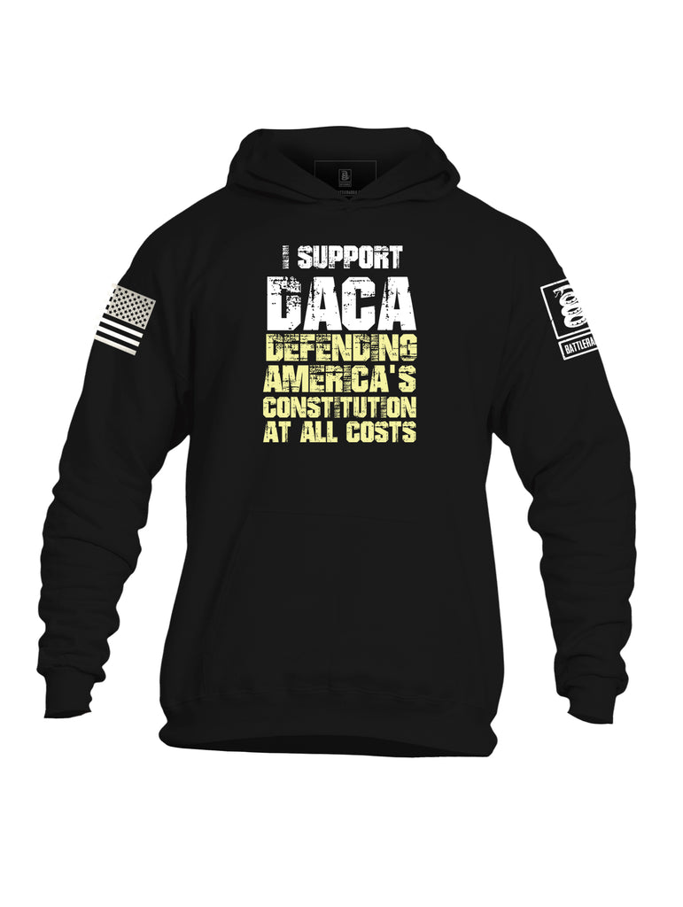 Battleraddle I Support Daca Defending Americas Constitution At All Costs Mens Cotton Pullover Hoodie With Pockets