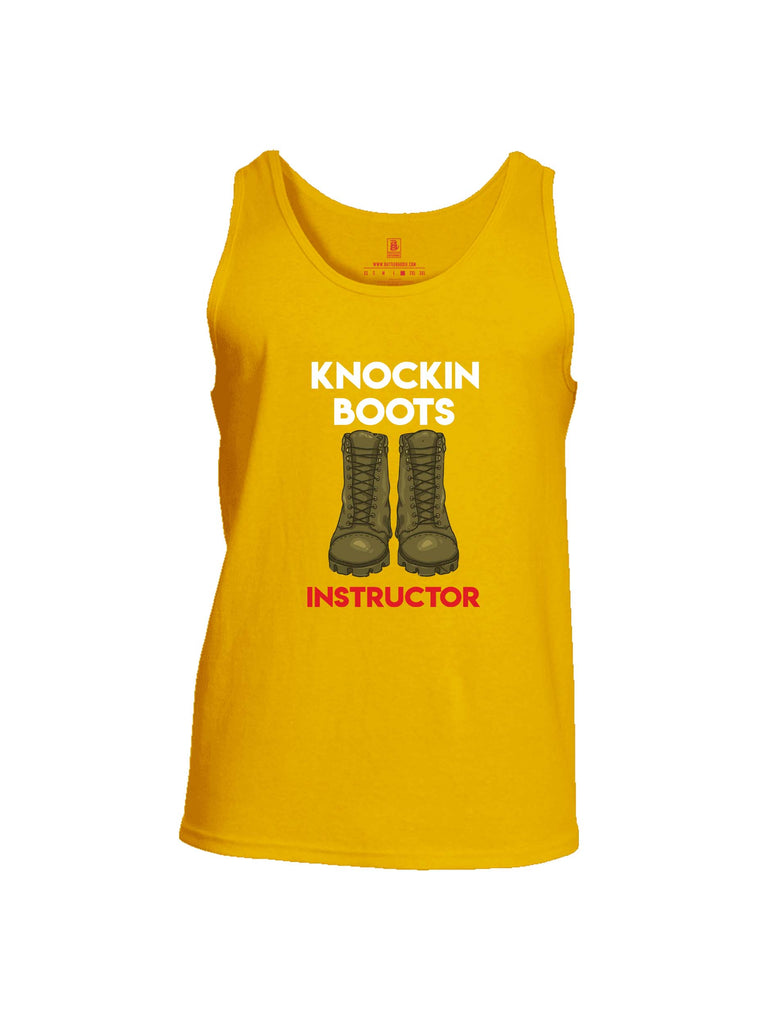 Battleradlde Knockin Boots Instructor Mens Cotton Tank Top