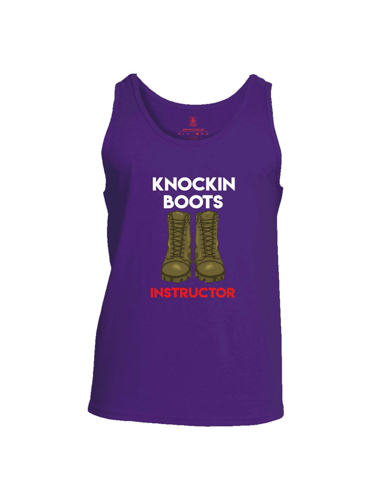 Battleradlde Knockin Boots Instructor Mens Cotton Tank Top