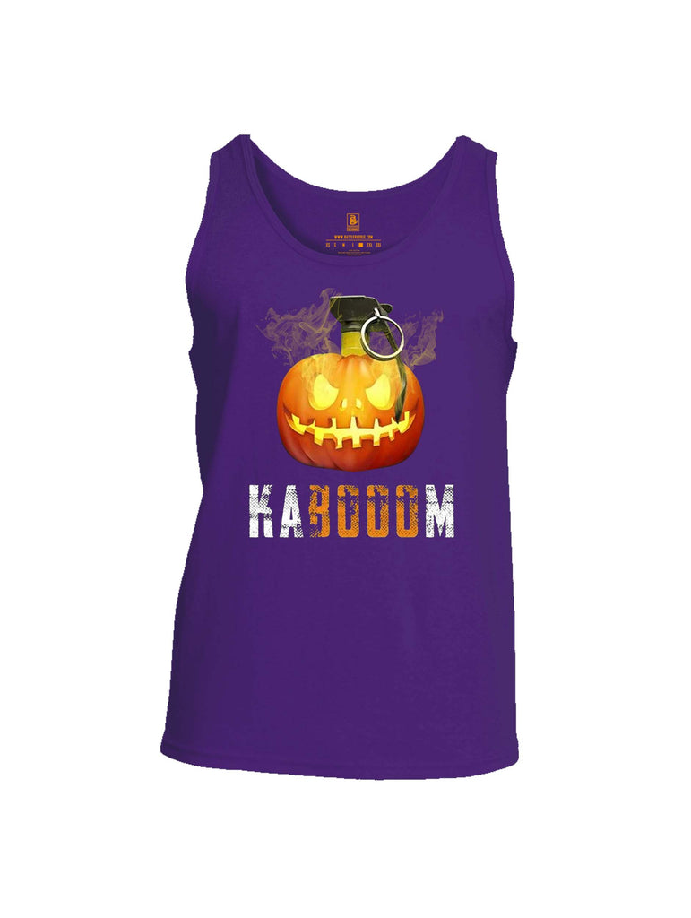 Battleraddle Kabooom Pumpkin Mens Cotton Tank Top