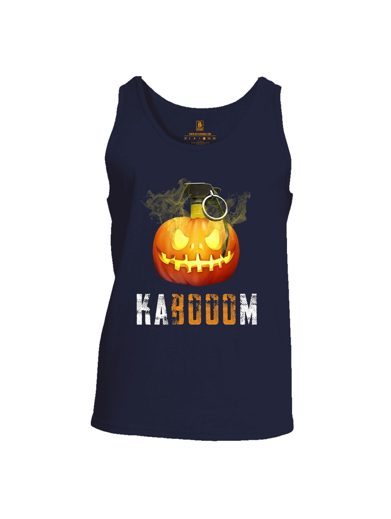 Battleraddle Kabooom Pumpkin Mens Cotton Tank Top