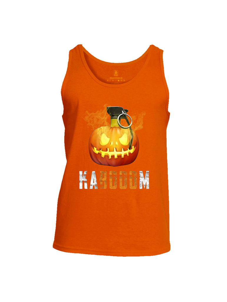 Battleraddle Kabooom Pumpkin Mens Cotton Tank Top