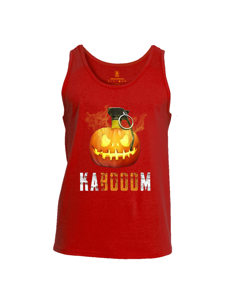 Battleraddle Kabooom Pumpkin Mens Cotton Tank Top