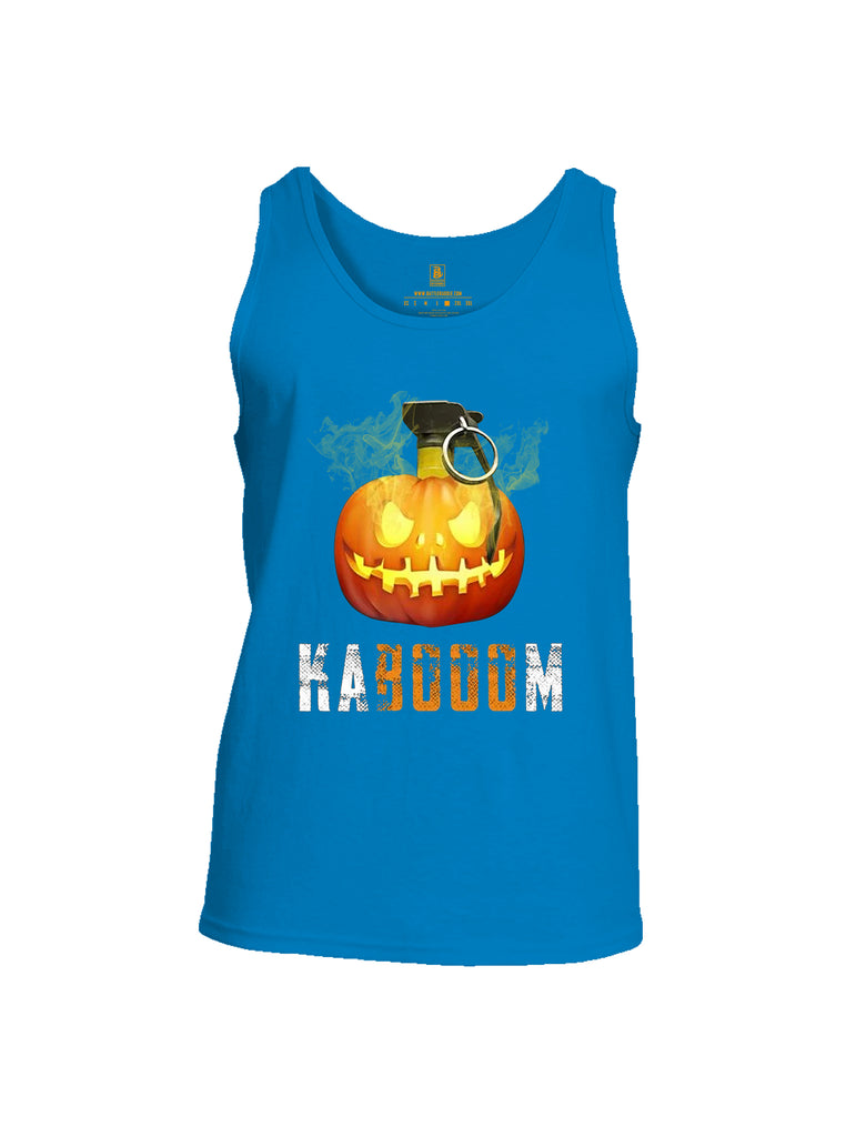 Battleraddle Kabooom Pumpkin Mens Cotton Tank Top