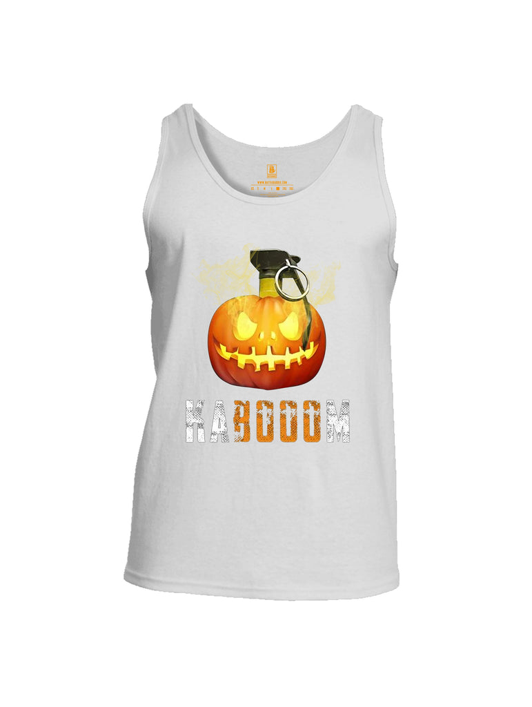 Battleraddle Kabooom Pumpkin Mens Cotton Tank Top