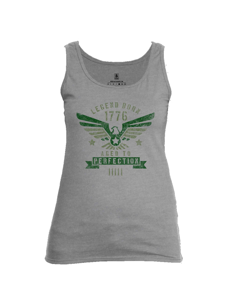 Battleraddle Legend Born 1776 Aged To Perfection Womens Cotton Tank Top